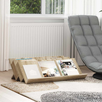 Tidningshylla Sonoma-ek 90 x 53 x 28,5 cm Konstruerat trä