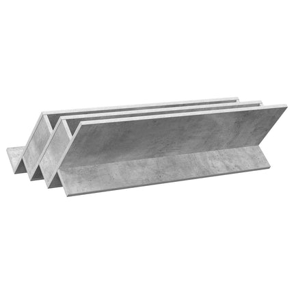 Tidningshylla Betonggrå 90 x 53 x 28,5 cm Konstruerat trä