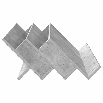 Tidningshylla Betonggrå 90 x 53 x 28,5 cm Konstruerat trä