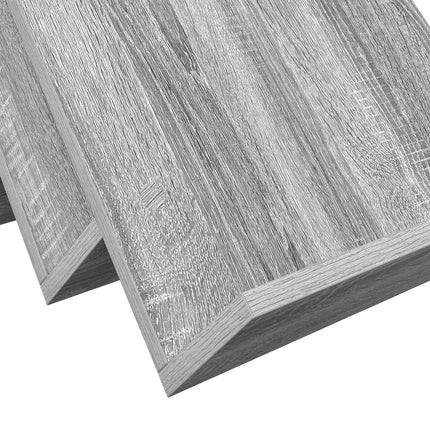 Tidningshylla Grå Sonoma 90 x 53 x 28,5 cm Konstruerat trä