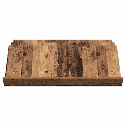 Tidningshylla Gammalt trä 90 x 53 x 28,5 cm Konstruerat trä