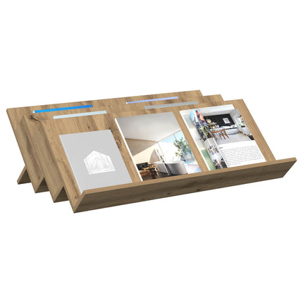 Tidningshylla Artisan Ek 90 x 53 x 28,5 cm Konstruerat trä