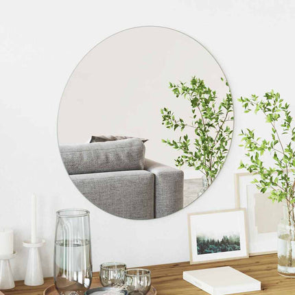 Väggspegel Rund Ø 60 cm härdat glas