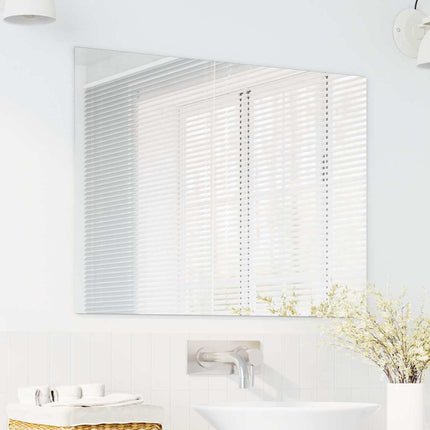 Väggspegel Rektangulär 80 x 60 cm härdat glas