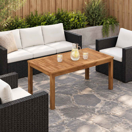 Kaffeebord LAREN Naturlig 49 x 100,5 x 45 cm Massivt Akaciaträ