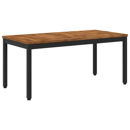 Kaffeebord Naturlig och svart 50 x 100,5 x 45 cm
