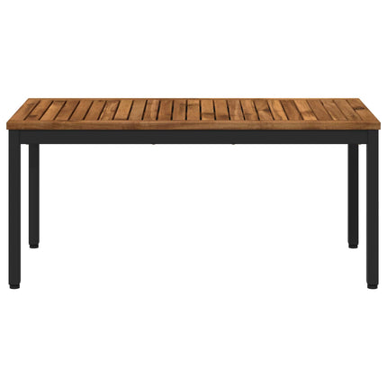 Kaffeebord Naturlig och svart 50 x 100,5 x 45 cm