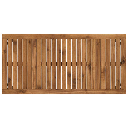 Kaffeebord Naturlig och svart 50 x 100,5 x 45 cm