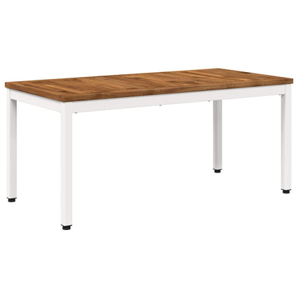 Kaffeebord Naturlig och vit 50 x 100,5 x 45 cm