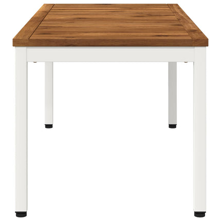 Kaffeebord Naturlig och vit 50 x 100,5 x 45 cm