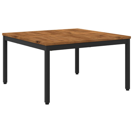 Kaffeebord Naturlig och svart 80 x 80,5 x 45 cm