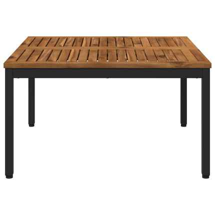 Kaffeebord Naturlig och svart 80 x 80,5 x 45 cm