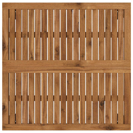 Kaffeebord Naturlig och svart 80 x 80,5 x 45 cm