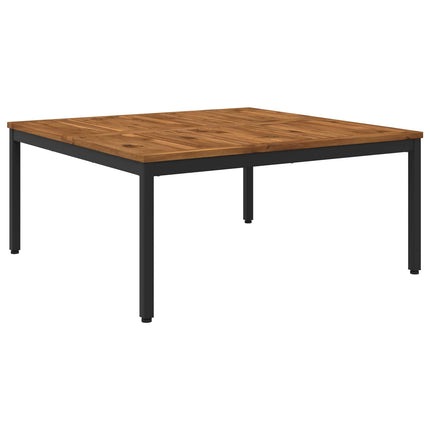 Kaffeebord Naturlig och svart 100 x 100,5 x 45 cm