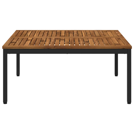 Kaffeebord Naturlig och svart 100 x 100,5 x 45 cm