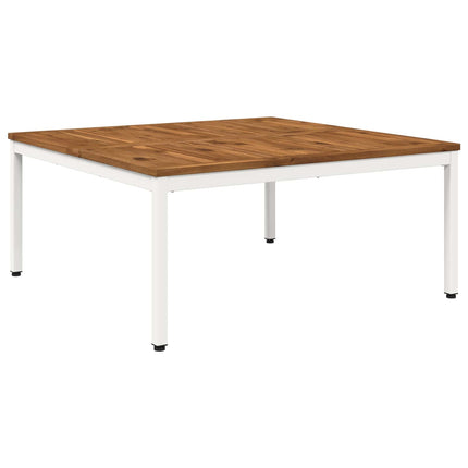 Kaffeebord Naturlig och vit 100 x 100,5 x 45 cm