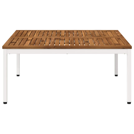 Kaffeebord Naturlig och vit 100 x 100,5 x 45 cm