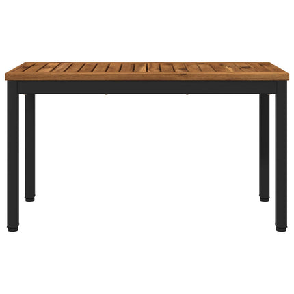 Trädgårdsbänk 80,5 x 35 x 45 cm Massivt Akaciaträ Rektangulär