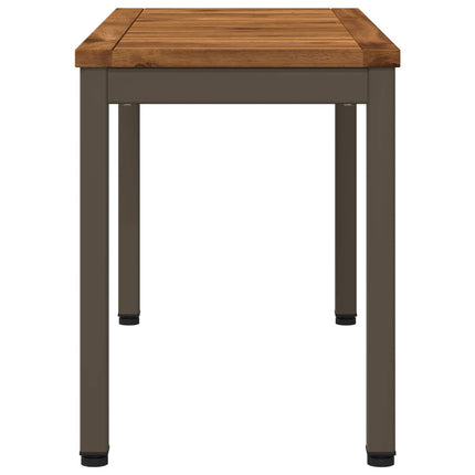 Trädgårdsbänk 80,5 x 35 x 45 cm Massivt Akaciaträ Rektangulär