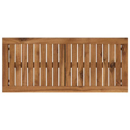 Trädgårdsbänk 80,5 x 35 x 45 cm Massivt Akaciaträ Rektangulär