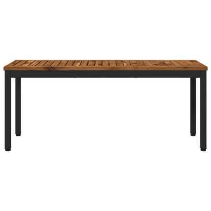 Trädgårdsbänk 108,5 x 35 x 45 cm Massivt Akaciaträ Rektangulär
