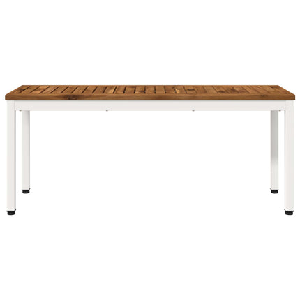 Trädgårdsbänk 108,5 x 35 x 45 cm Massivt Akaciaträ Rektangulär