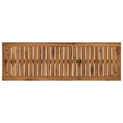 Trädgårdsbänk 108,5 x 35 x 45 cm Massivt Akaciaträ Rektangulär