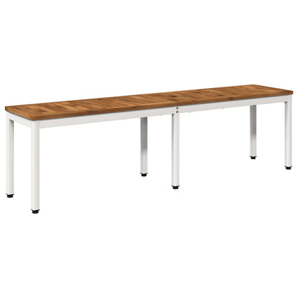 Trädgårdsbänk 161 x 35 x 45 cm Massivt Akaciaträ Rektangulär