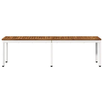 Trädgårdsbänk 161 x 35 x 45 cm Massivt Akaciaträ Rektangulär