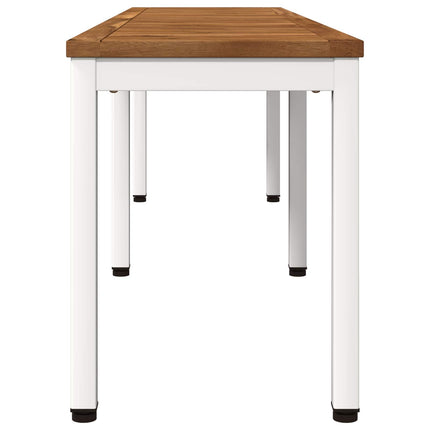 Trädgårdsbänk 161 x 35 x 45 cm Massivt Akaciaträ Rektangulär
