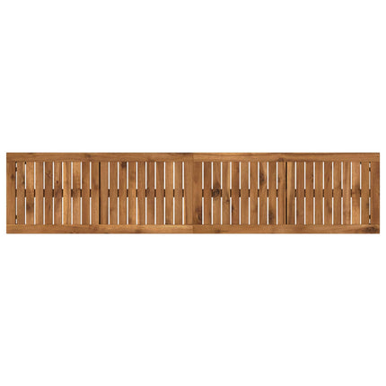 Trädgårdsbänk 161 x 35 x 45 cm Massivt Akaciaträ Rektangulär