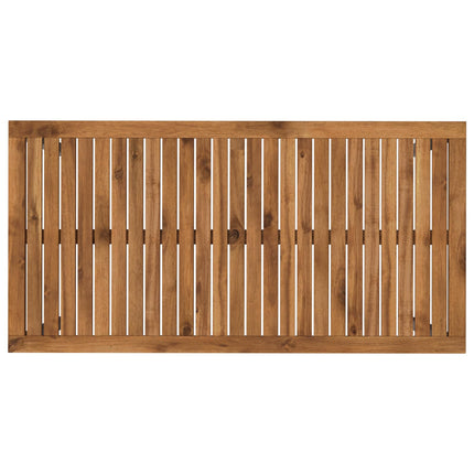 Trädgårds Middagsbord Naturlig och vit 108,5 x 55 x 75 cm
