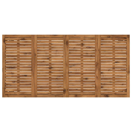 Trädgårds Middagsbord Naturlig och vit 147 x 88,5 x 75 cm