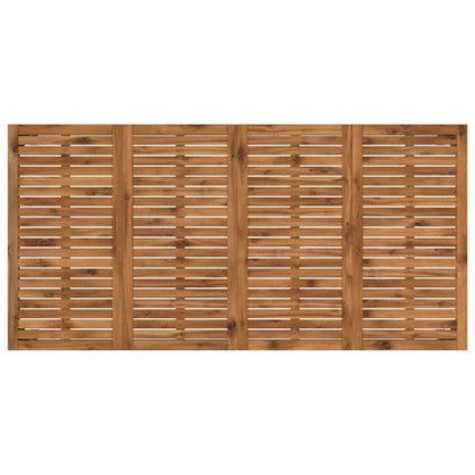 Trädgårds Middagsbord Naturlig och vit 180 x 88,5 x 75 cm