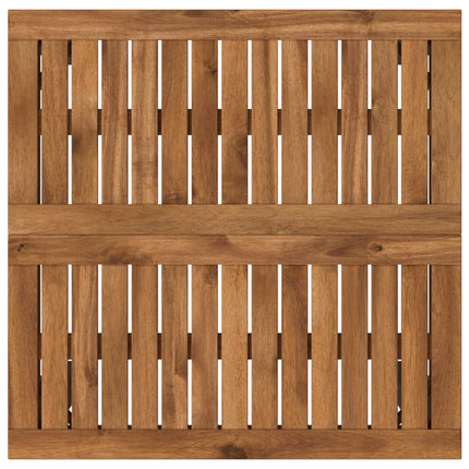 Trädgård Bar Bord Naturlig och svart 60 x 60,5 x 105 cm