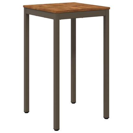 Trädgård Bar Bord Naturlig och Kaffe 60 x 60,5 x 105 cm