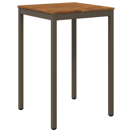 Trädgård Bar Bord Naturlig och Kaffe 70 x 68,5 x 105 cm