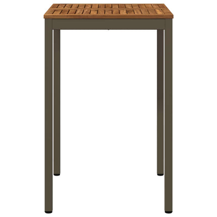 Trädgård Bar Bord Naturlig och Kaffe 70 x 68,5 x 105 cm