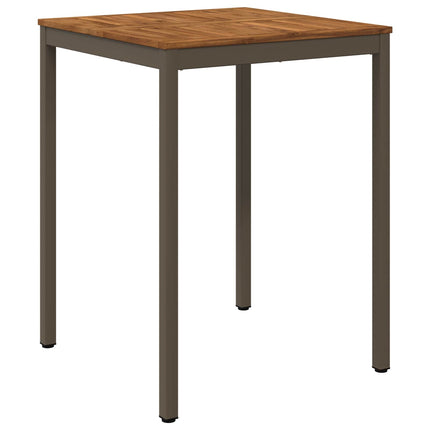 Trädgård Bar Bord Naturlig och Kaffe 80 x 80,5 x 105 cm