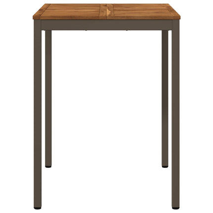 Trädgård Bar Bord Naturlig och Kaffe 80 x 80,5 x 105 cm