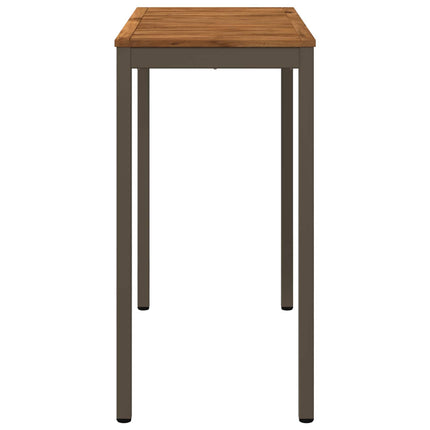 Trädgård Bar Bord Naturlig och Kaffe 108,5 x 55 x 105 cm