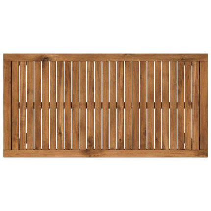 Trädgård Bar Bord Naturlig och Kaffe 108,5 x 55 x 105 cm