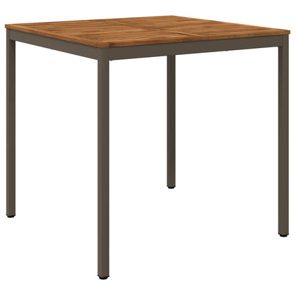 Trädgård Bar Bord Naturlig och Kaffe 110 x 108,5 x 105 cm