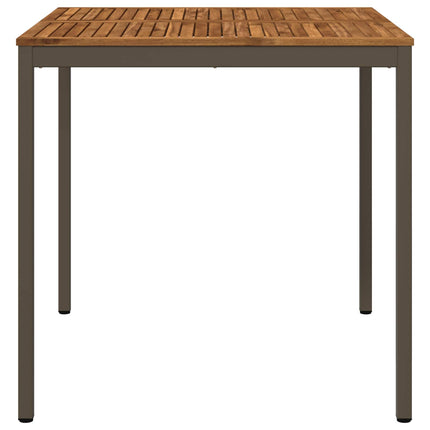 Trädgård Bar Bord Naturlig och Kaffe 110 x 108,5 x 105 cm