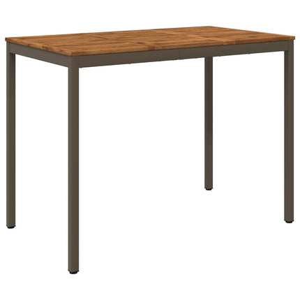 Trädgård Bar Bord Naturlig och Kaffe 141 x 80,5 x 105 cm