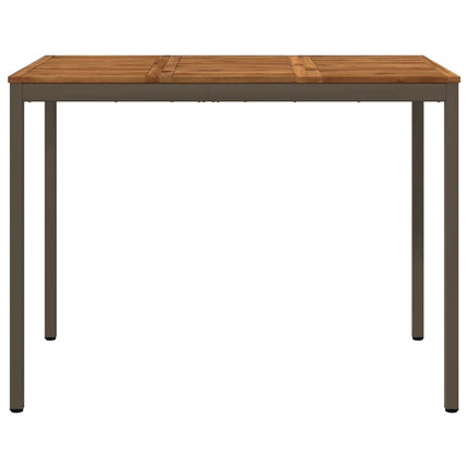 Trädgård Bar Bord Naturlig och Kaffe 141 x 80,5 x 105 cm