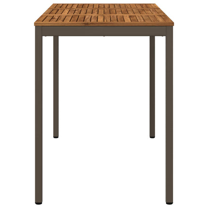 Trädgård Bar Bord Naturlig och Kaffe 141 x 80,5 x 105 cm