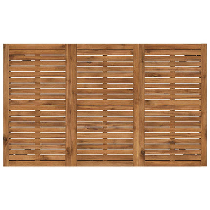 Trädgård Bar Bord Naturlig och svart 147 x 88,5 x 105 cm