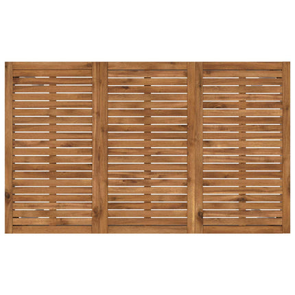 Trädgård Bar Bord Naturlig och vit 147 x 88,5 x 105 cm
