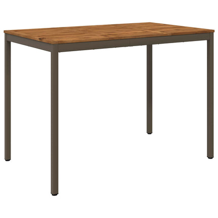 Trädgård Bar Bord Naturlig och Kaffe 147 x 88,5 x 105 cm